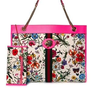 Sold Gucci Pink Rajah tote